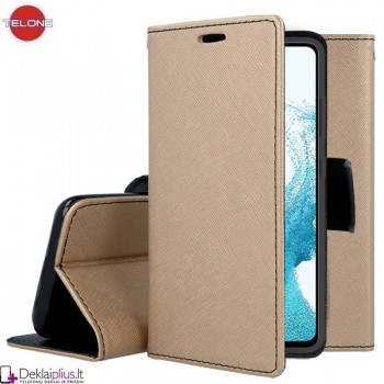Telone dėklas su skyreliais - auksinės spalvos (Samsung A54 5G) Telone dėklas su skyreliais - auksinės spalvos (Samsung A54 5G)
